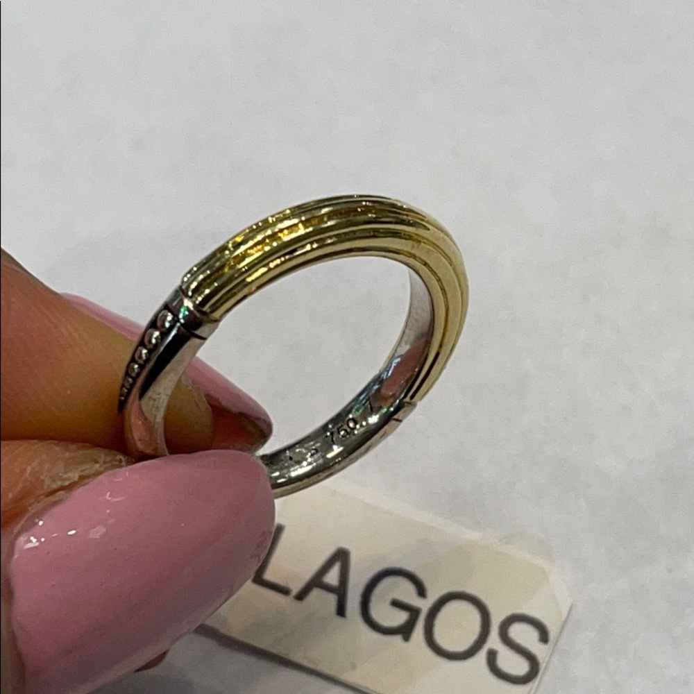 Lagos 18k/silver ring